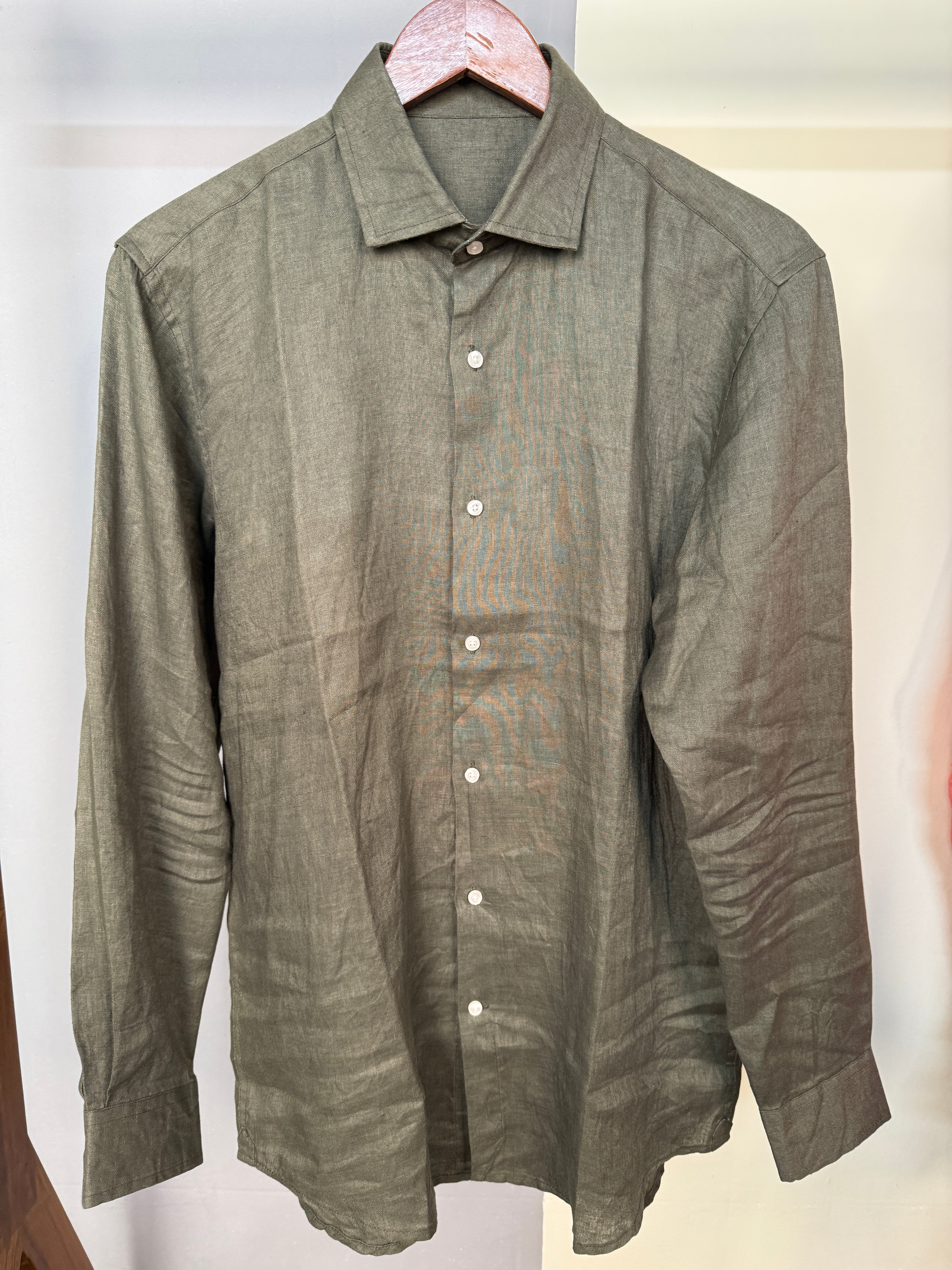 Natural Green Remi Cotton