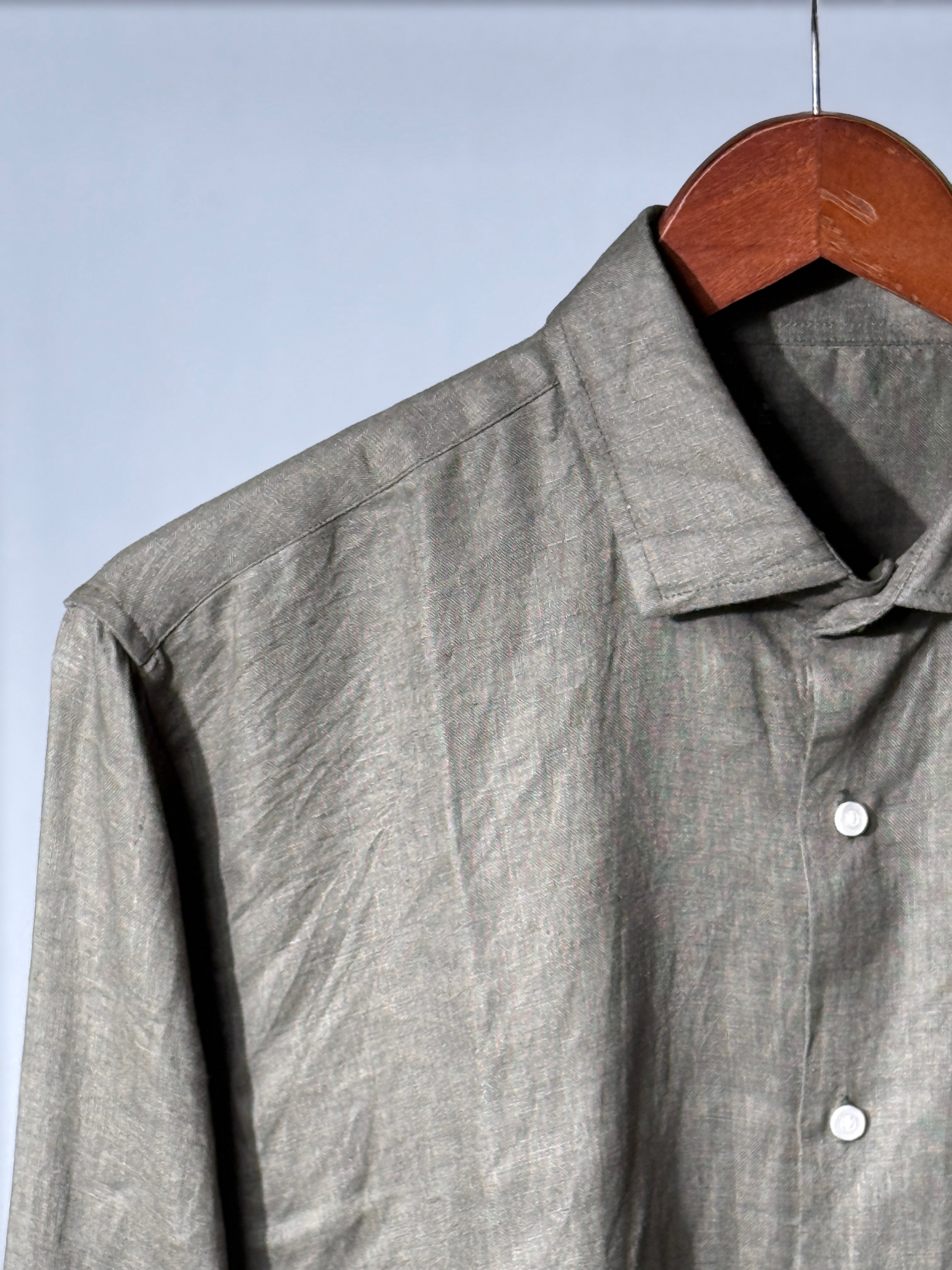 Natural Green Remi Cotton