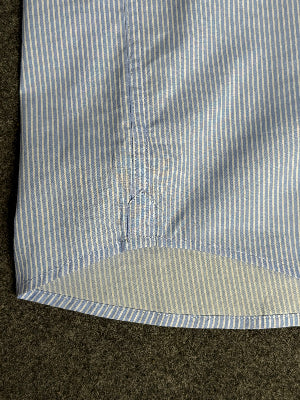 Footer view of Ocean Blue cotton shirt