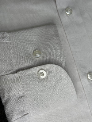 Sleeve cuff detail of Soft White shirt